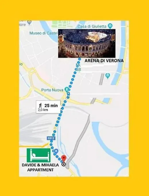 Appartamento La casa di Davide con giardino e garage Verona